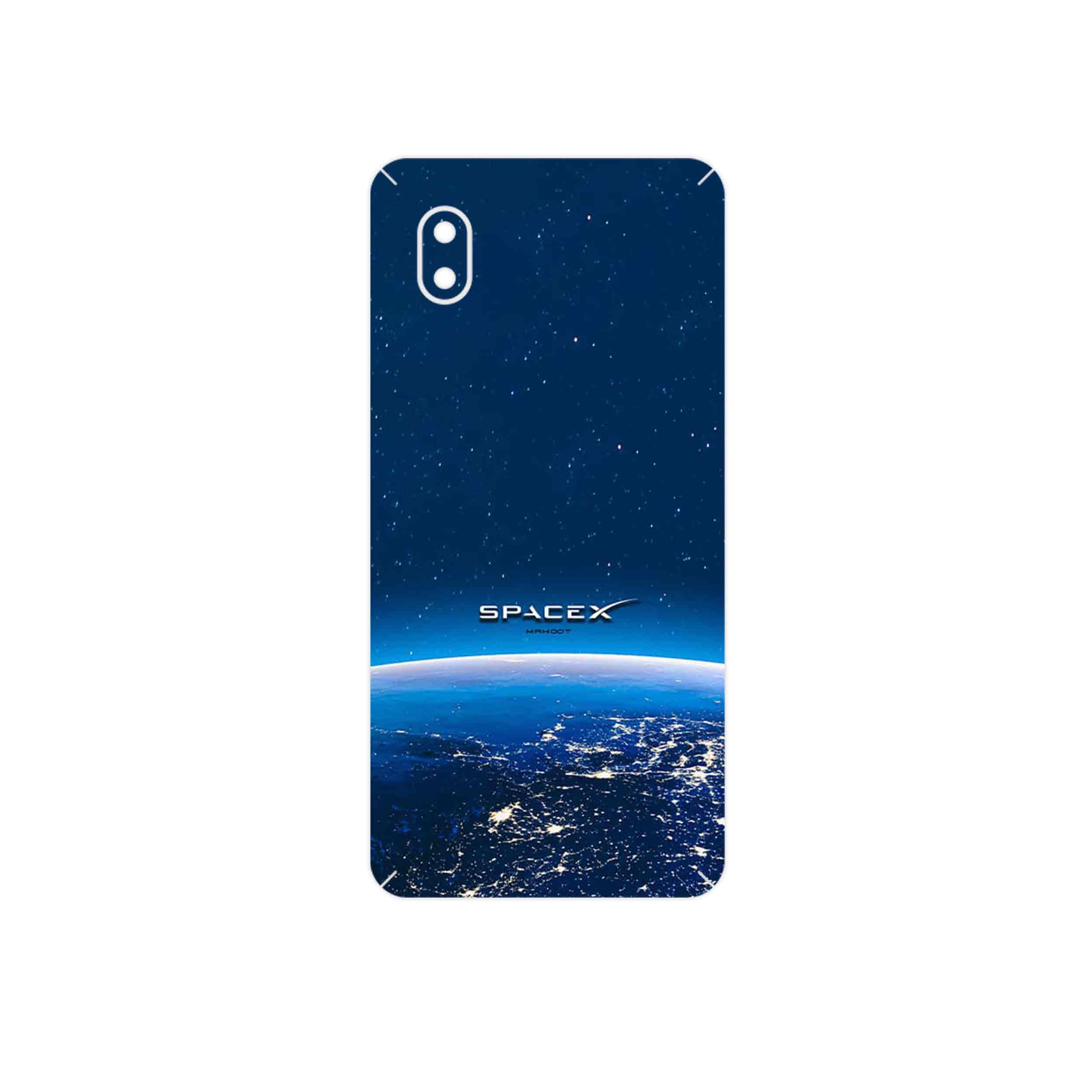 برچسب پوششی ماهوت مدل Space X مناسب برای گوشی موبایل سامسونگ Galaxy A01 Core