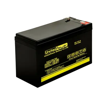 باتری یو پی اس 12 ولت 7 آمپرساعت یونیتکس پاور مدل UP12-7