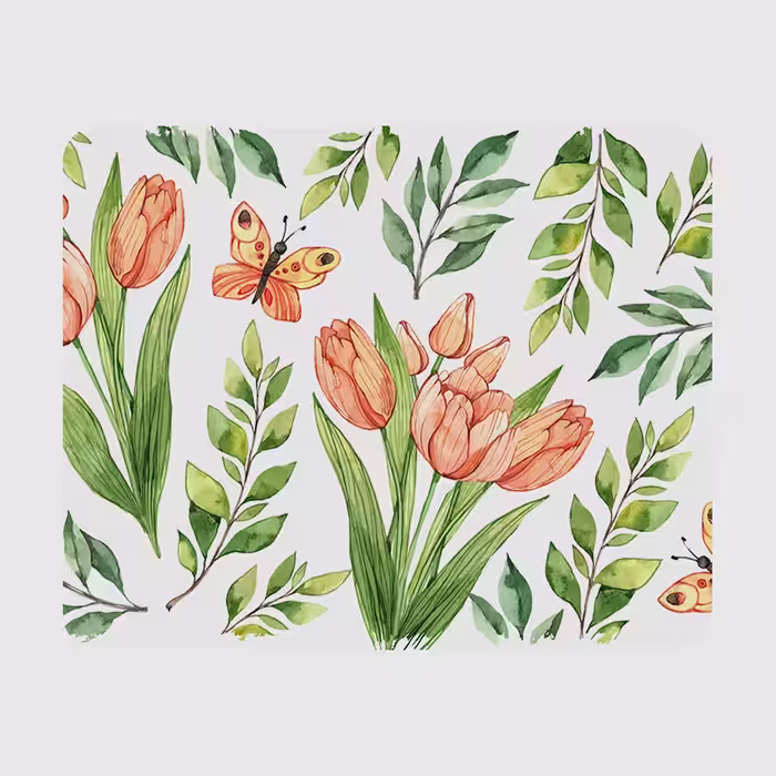ماوس پد طرح گل کد P100181