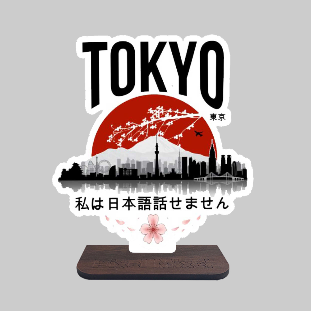 استند رومیزی پیکسل میکسل مدل انیمه شهر توکیو