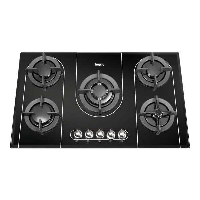 اجاق گاز صفحه ای سینجر پنج شعله مدل SDG-510W