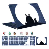   استیکر لپ تاپ توییجین و موییجین طرح Animeکد 10 مناسب برای لپ تاپ 15.6 اینچ به همراه برچسب حروف فارسی کیبورد 