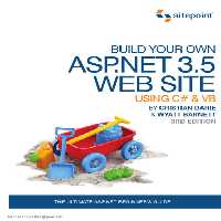 خرید و دانلود نسخه کامل کتاب Build Your Own ASPNET 35 Web Site Using C# &amp; VB