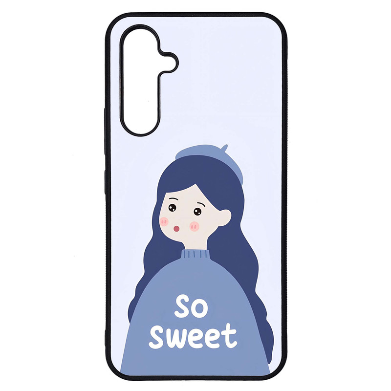 کاور طرح دختر کد G-105 مناسب برای گوشی موبایل سامسونگ Galaxy A54 / A54 5G | دیجی قاب دونی