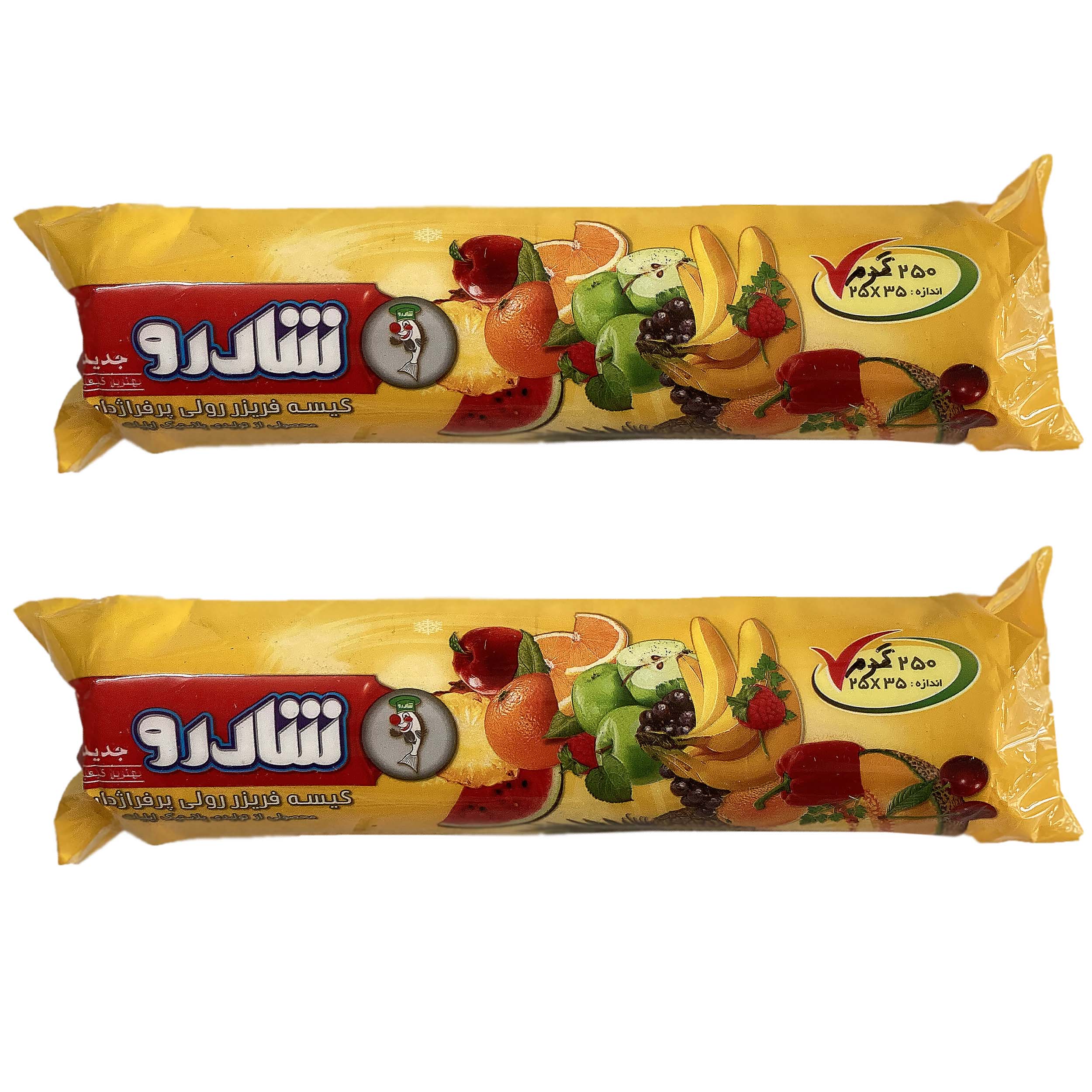 کیسه فریزر شادرو مدل رولی مجموعه دو عددی