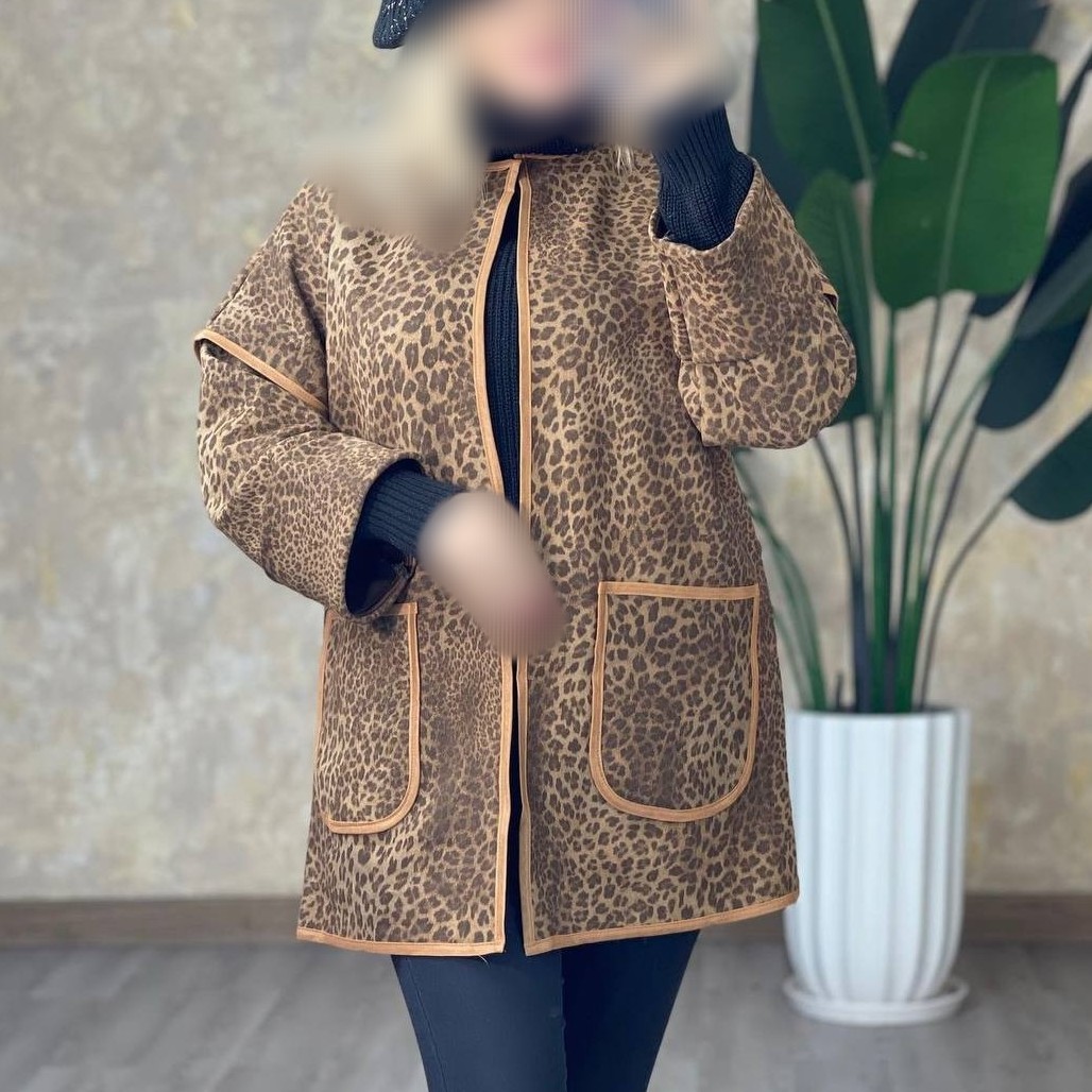 مانتو پلنگی رنگبندی