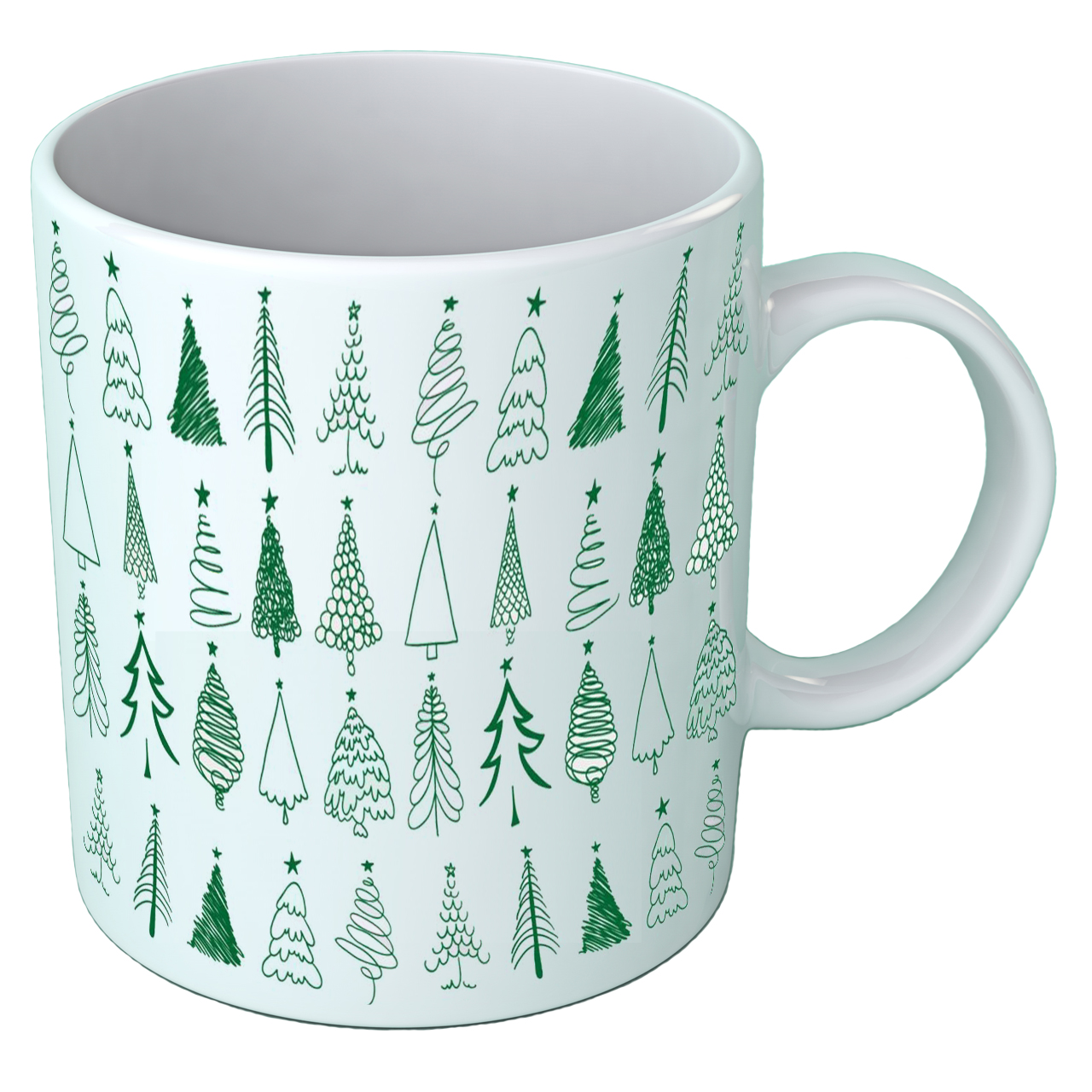 ماگ طرح کاج مدل B151