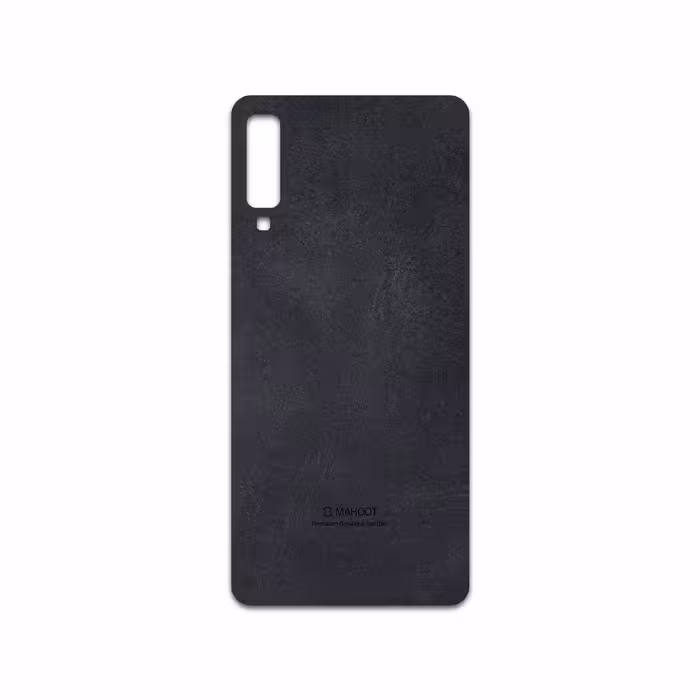 برچسب پوششی ماهوت مدل Graphite Buffalo Leather مناسب برای گوشی موبایل سامسونگ Galaxy A7 2018