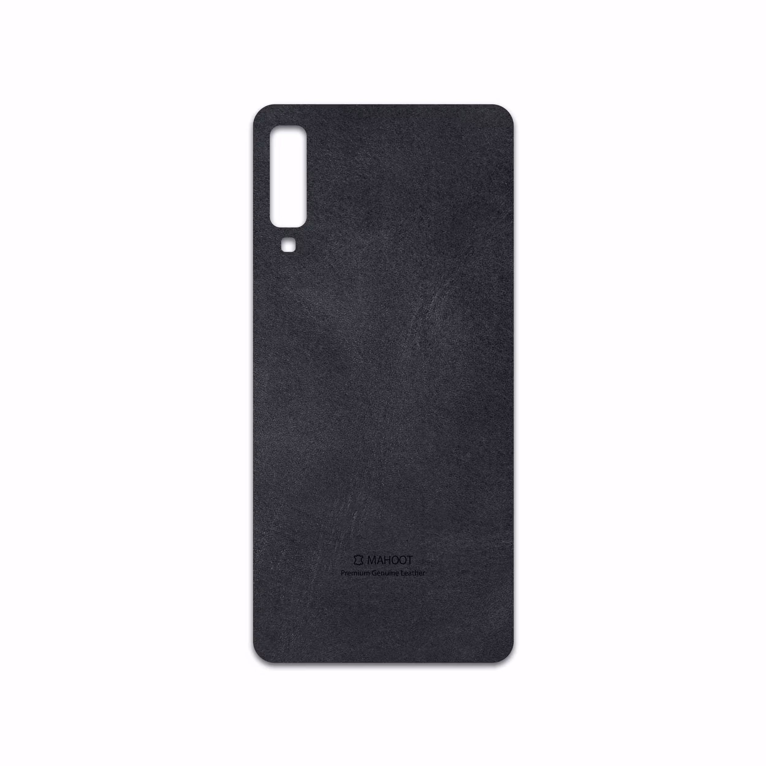 برچسب پوششی ماهوت مدل Graphite Buffalo Leather مناسب برای گوشی موبایل سامسونگ Galaxy A7 2018