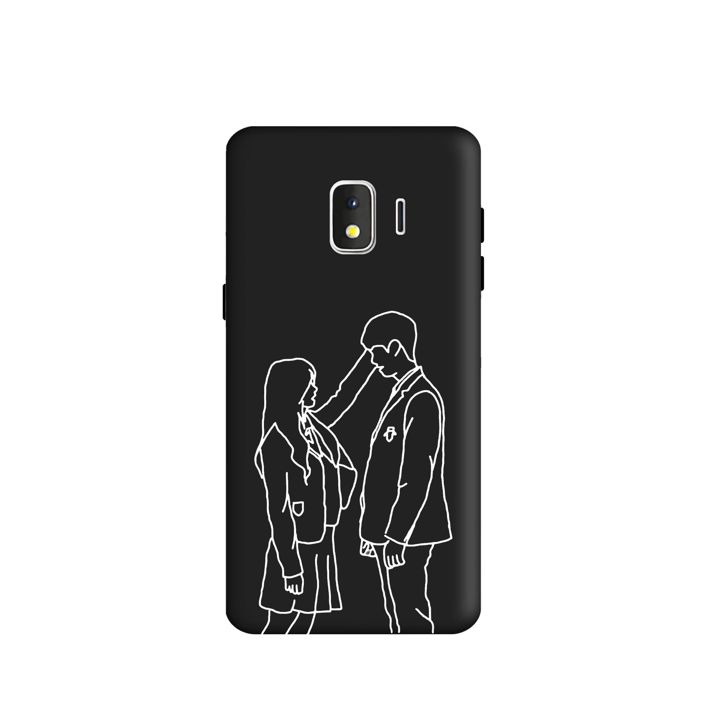 کاور طرح عاشقانه مینیمال کد y2689 مناسب برای گوشی موبایل سامسونگ  Galaxy j4