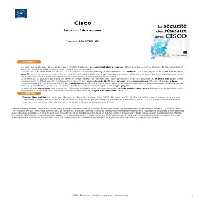 خرید و دانلود نسخه کامل کتاب CISCO : la sécurité des réseaux