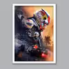 تابلو مدل فرمول یک مکس ورشتپن Max Verstappen کد LA-G10186