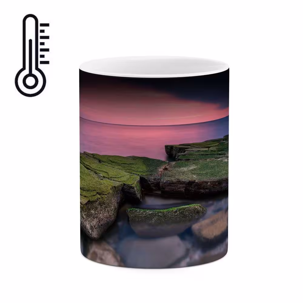 ماگ حرارتی کاکتی طرح منظره مدل mgh17473