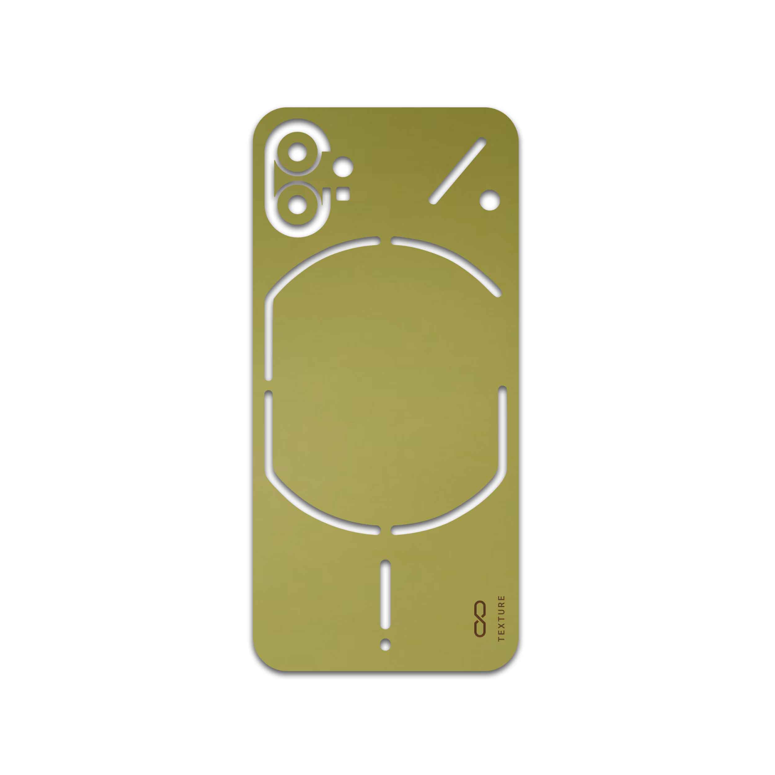 برچسب پوششی ماهوت مدل Matte-Gold مناسب برای گوشی موبایل ناتینگ Phone 1