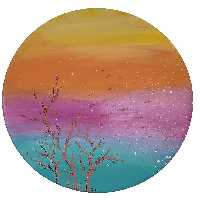 بشقاب دیوارکوب سفالی  کد 012