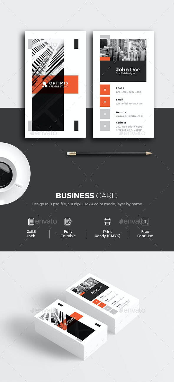 دانلود Minimal Creative Business Card – کارت ویزیت