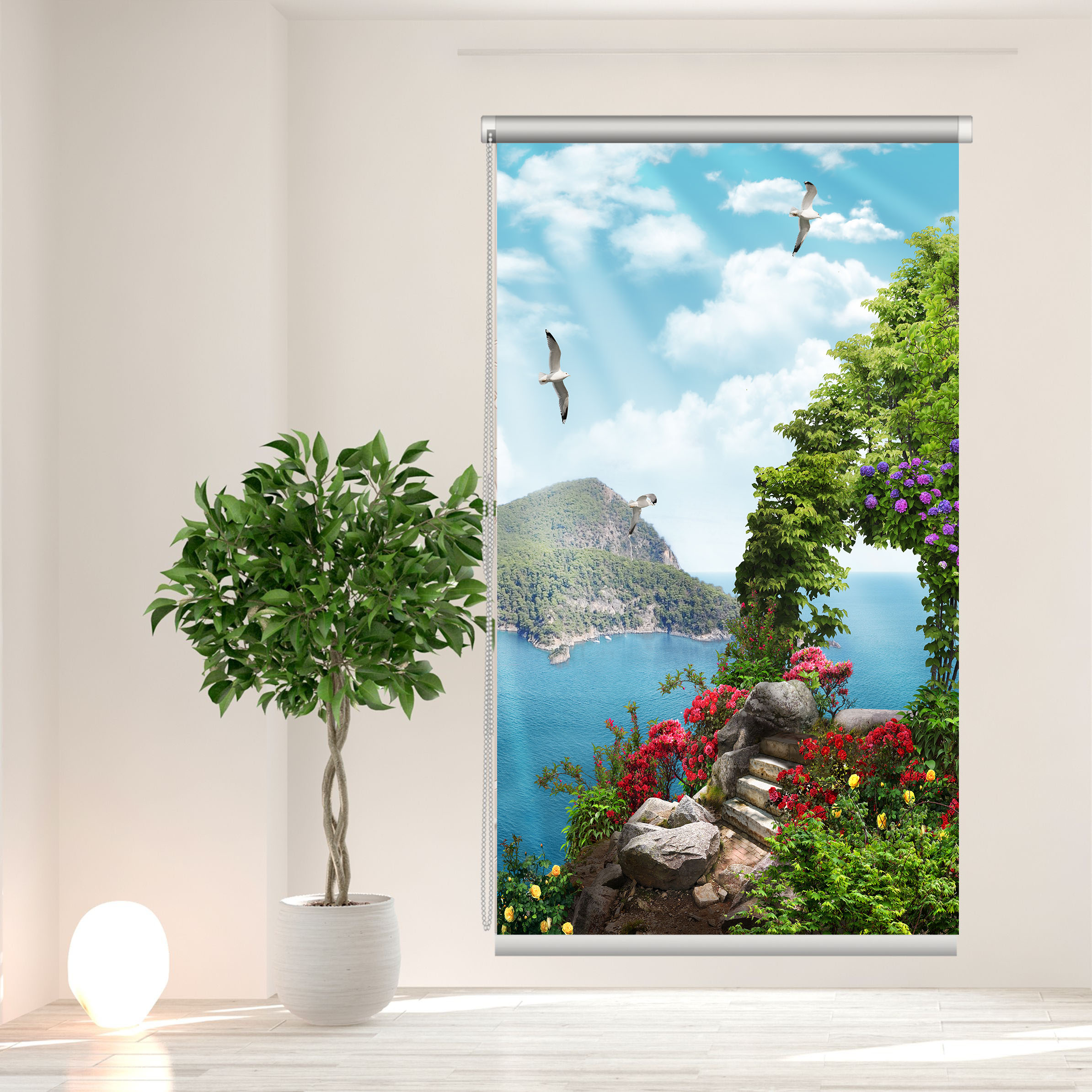 پرده شید کد 3418027 سایز 150x180 سانتی متر