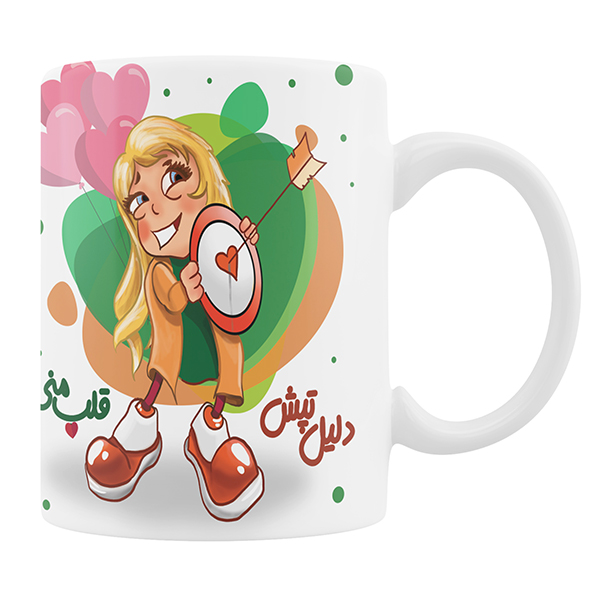 ماگ مدل عاشقانه 45 ست دو عددی