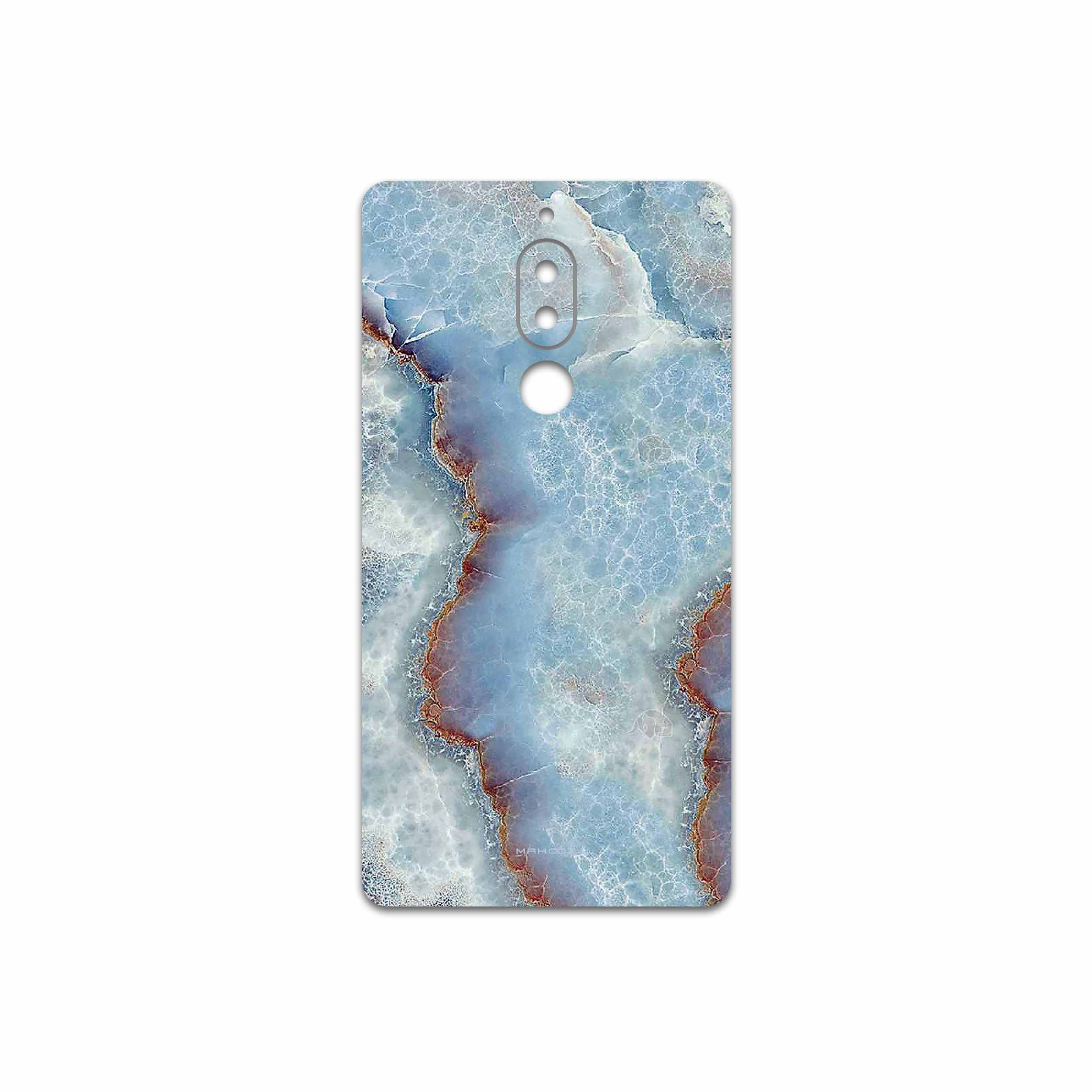 برچسب پوششی ماهوت مدل Blue Ocean Marble مناسب برای گوشی موبایل هیوندای Seoul Mix