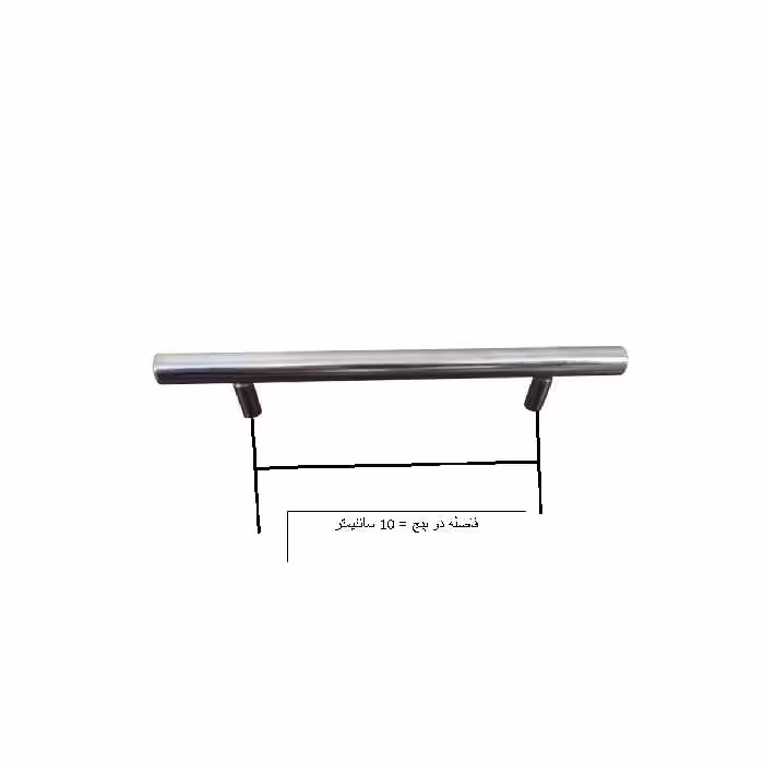 دستگیره کابینت مدل میله ای کد A10 بسته 3 عددی