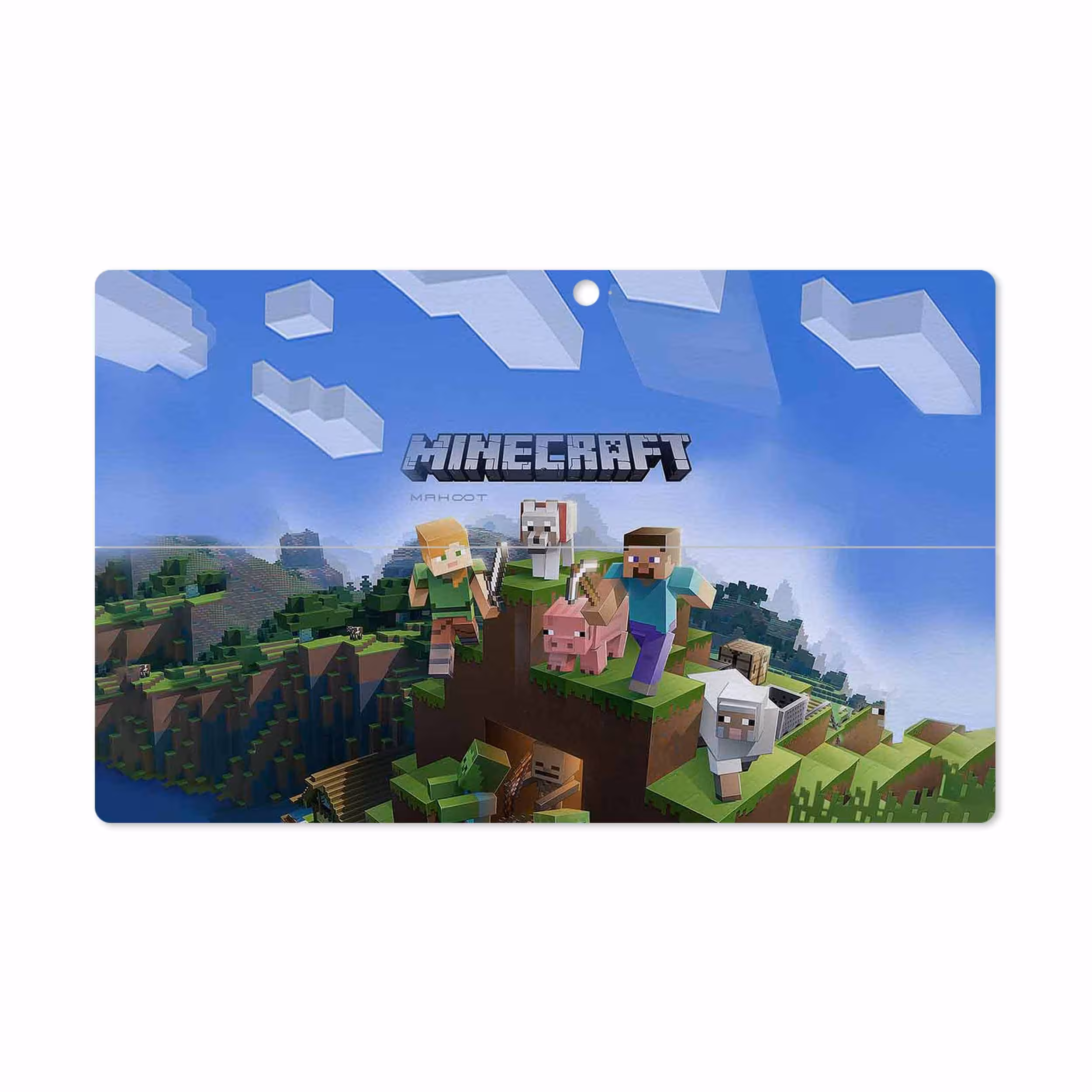 برچسب پوششی ماهوت مدل Minecraft-Game مناسب برای تبلت مایکروسافت Surface Pro 2 2013