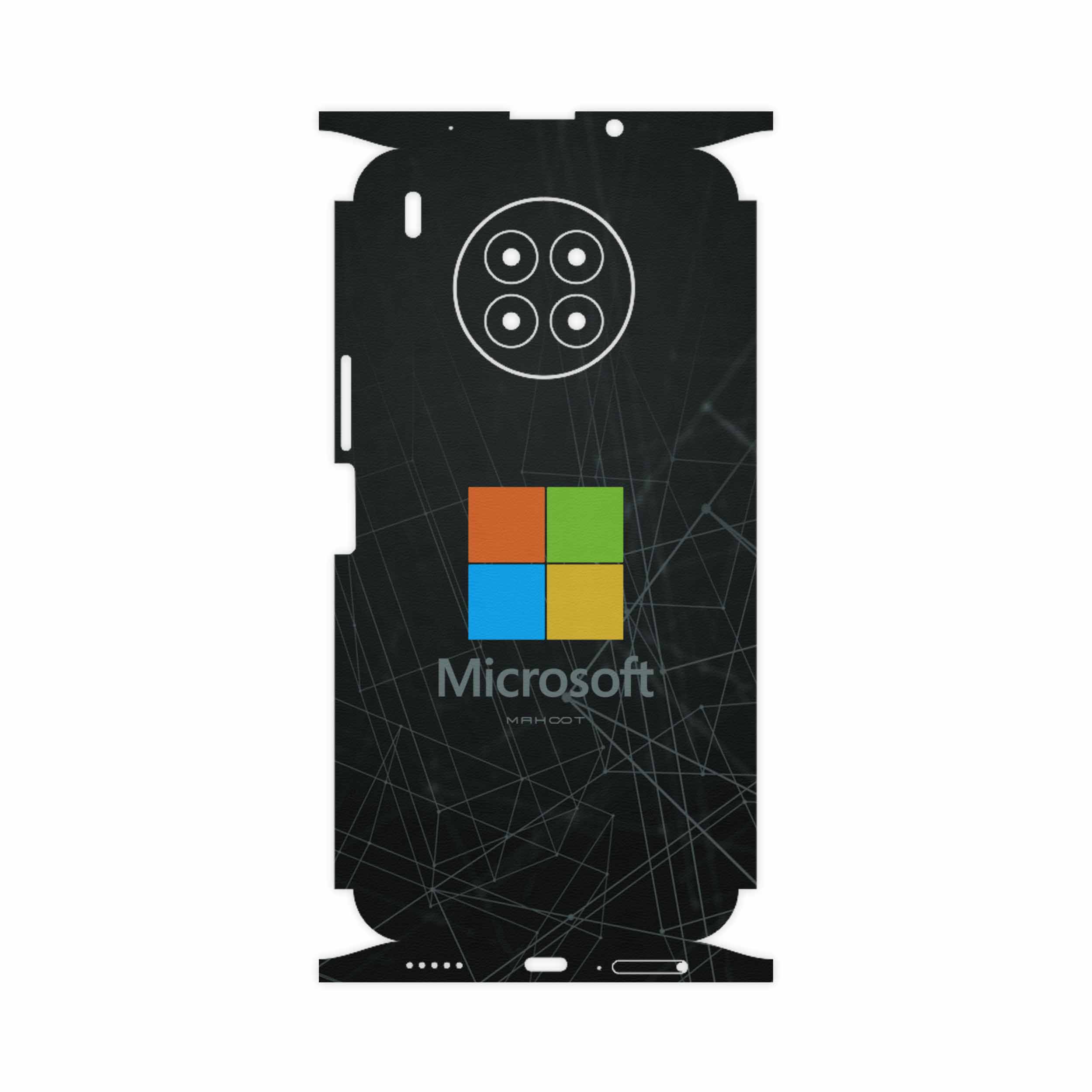 برچسب پوششی ماهوت مدل Microsoft-Logo-FullSkin مناسب برای گوشی موبایل هوآوی Nova 8i