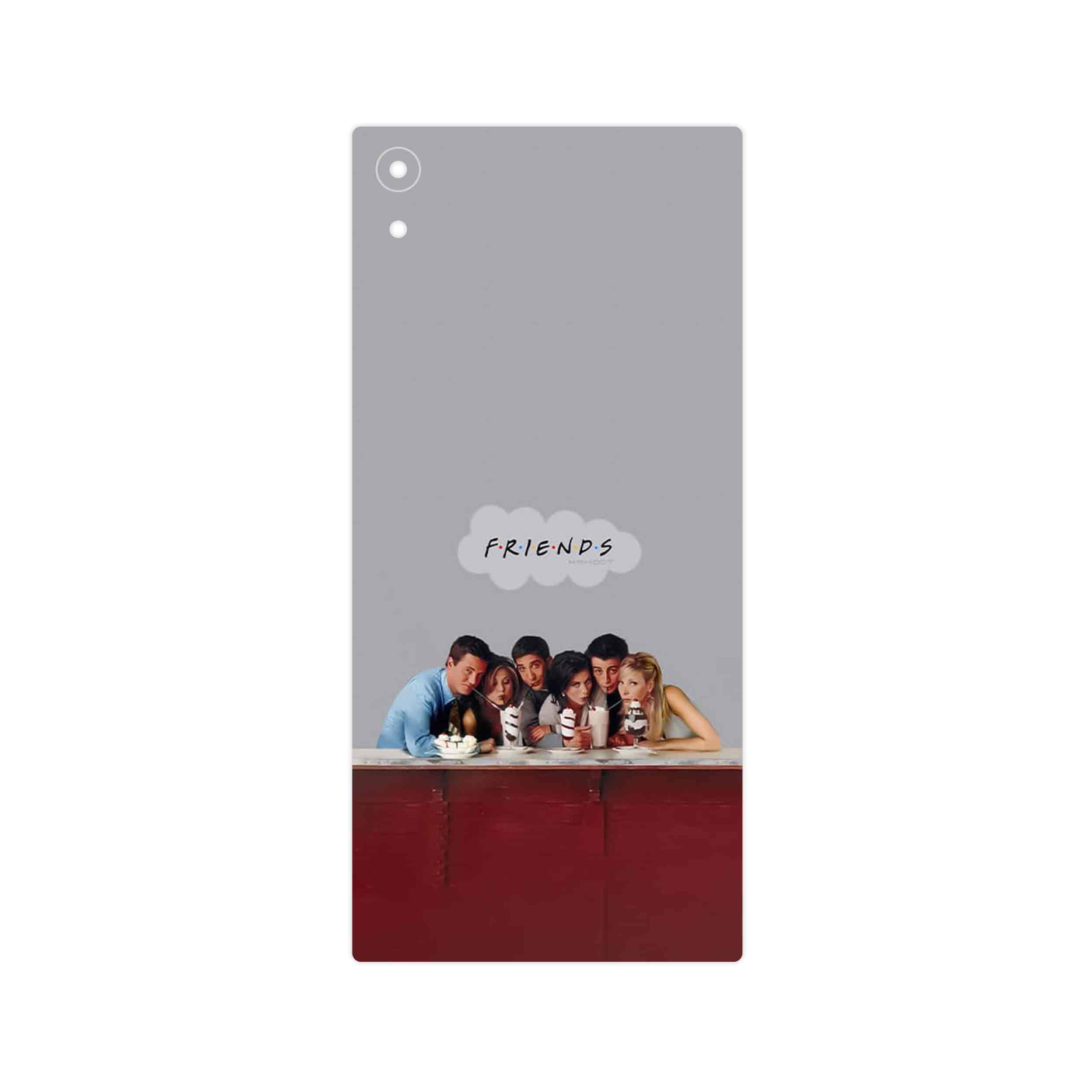 برچسب پوششی ماهوت مدل Friends 1 مناسب برای گوشی موبایل سونی Xperia XA1 Ultra
