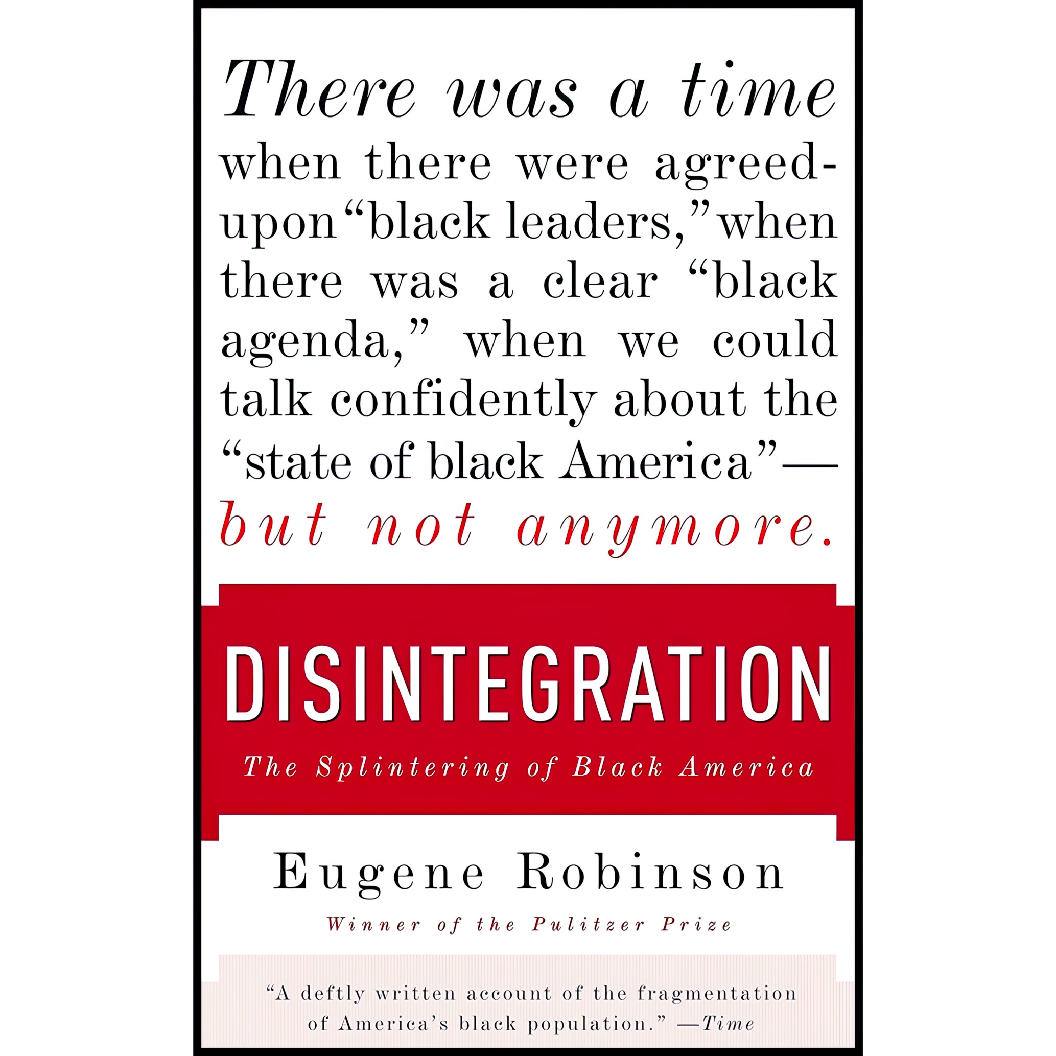 کتاب Disintegration اثر Eugene Robinson انتشارات Anchor