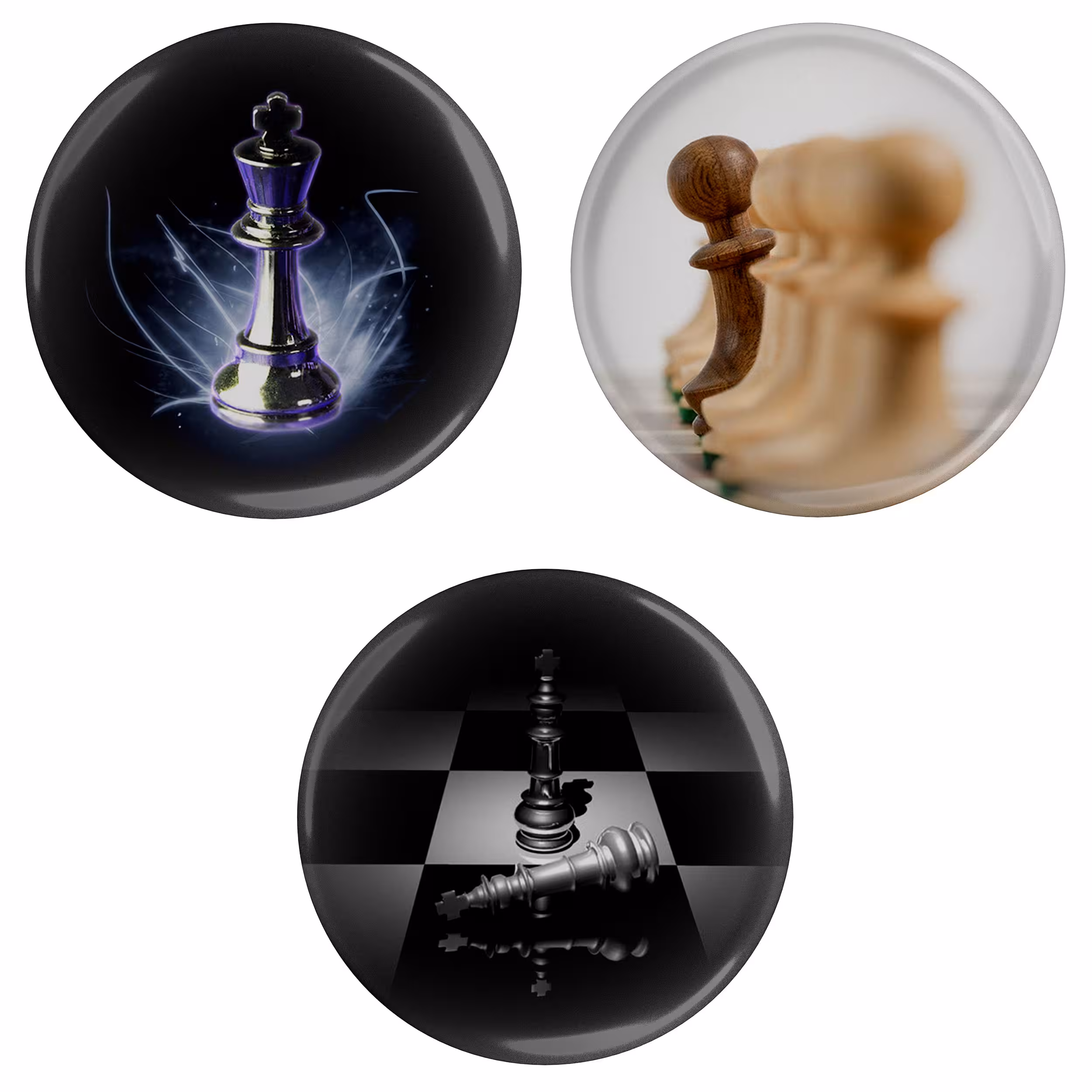 پیکسل مدل S3-5 طرح مهره و صفحه بازی شطرنج مجموعه 3 عددی