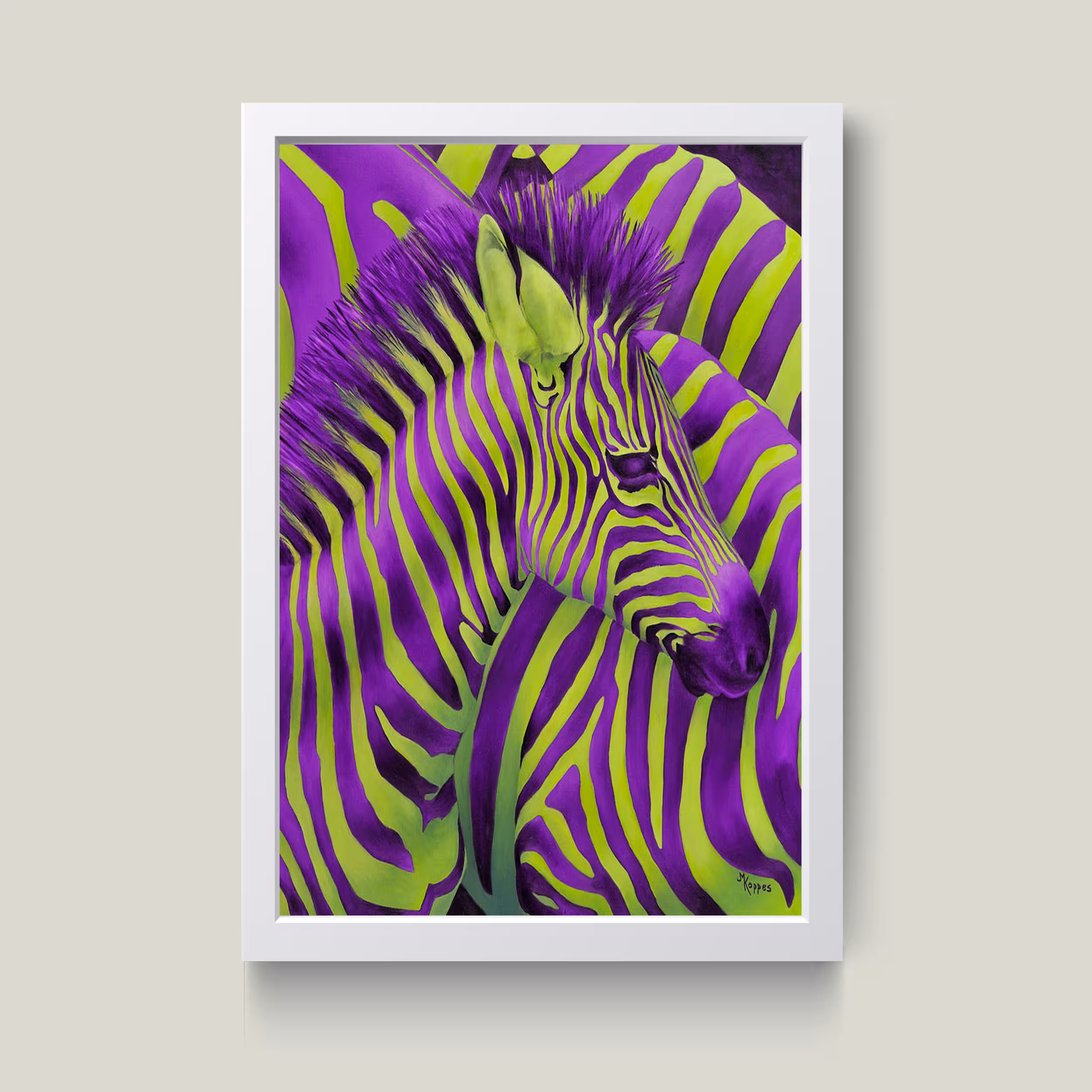 تابلو مدل دکوراتیو Zebra کد G8-50