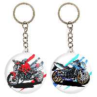 جاکلیدی خندالو مدل موتور سیکلت کد 1034710343 مجموعه 2 عددی