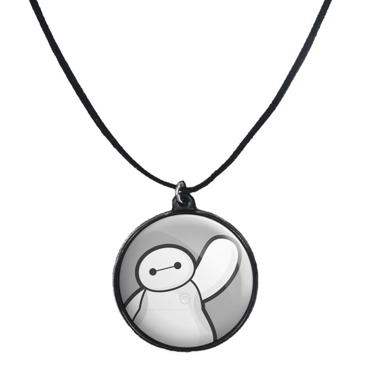 گردنبند پرمانه طرح big hero کد pmb.26018مدل دو طرفه