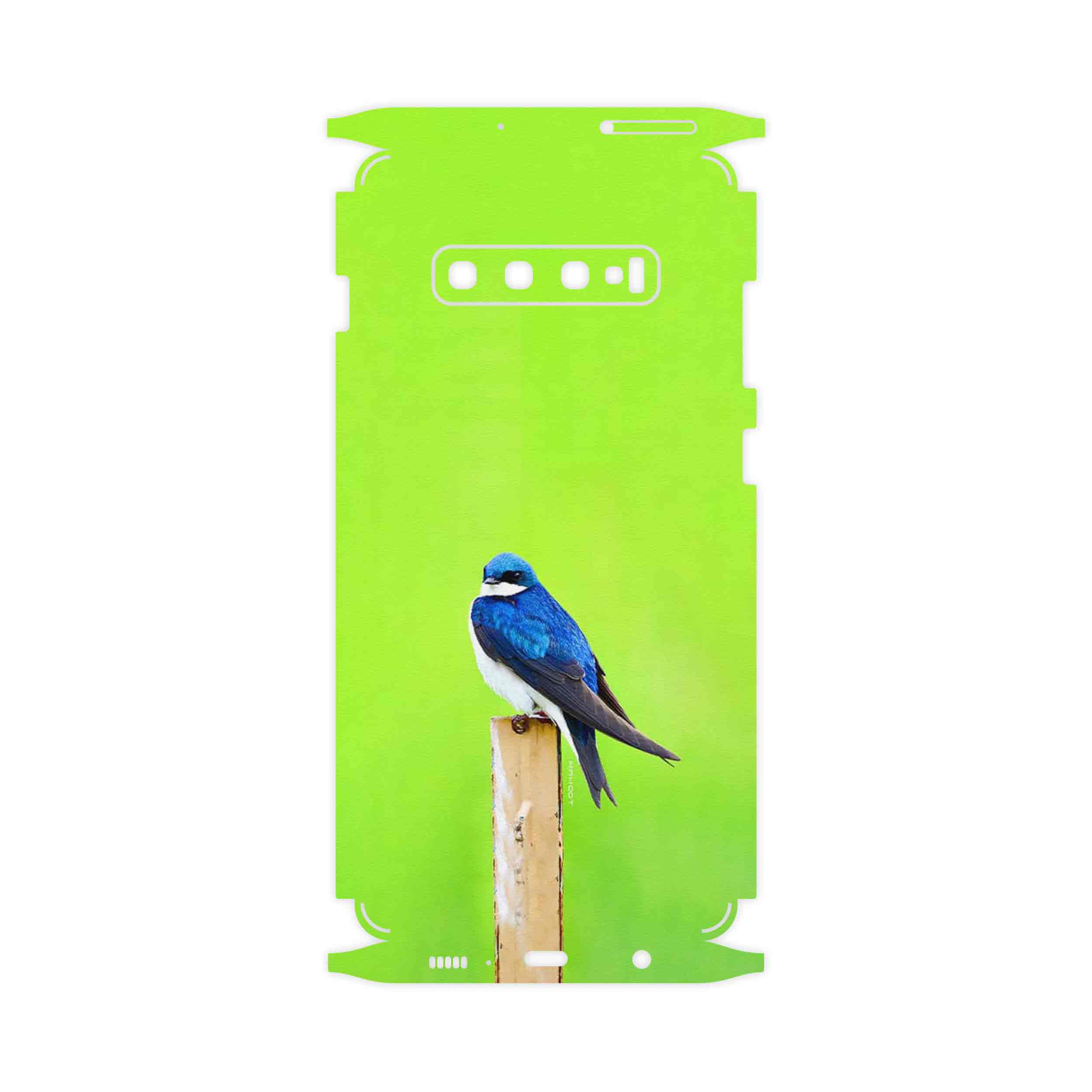 برچسب پوششی ماهوت مدل Bird Swallow-FullSkin مناسب برای گوشی موبایل سامسونگ Galaxy S10 Plus