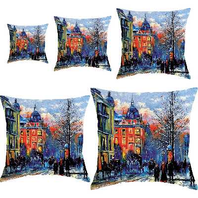 کوسن رنس کد S5-10031 مجموعه 5 عددی کوچک تا بزرگ