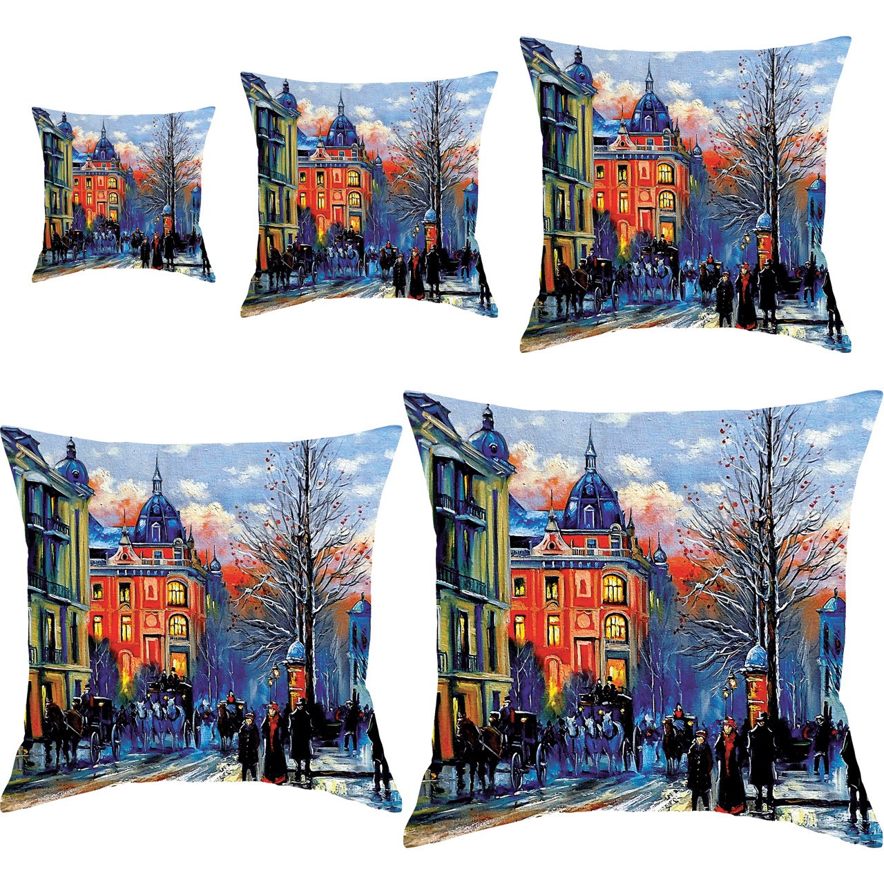 کوسن رنس کد S5-10031 مجموعه 5 عددی کوچک تا بزرگ