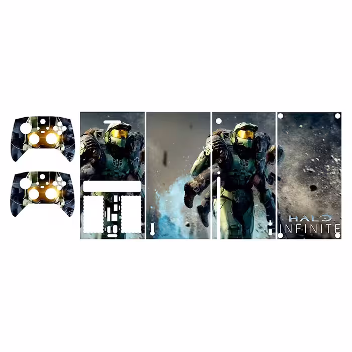 برچسب کنسول بازی Xbox series x طرح HALO کد 1 مجموعه 5 عددی