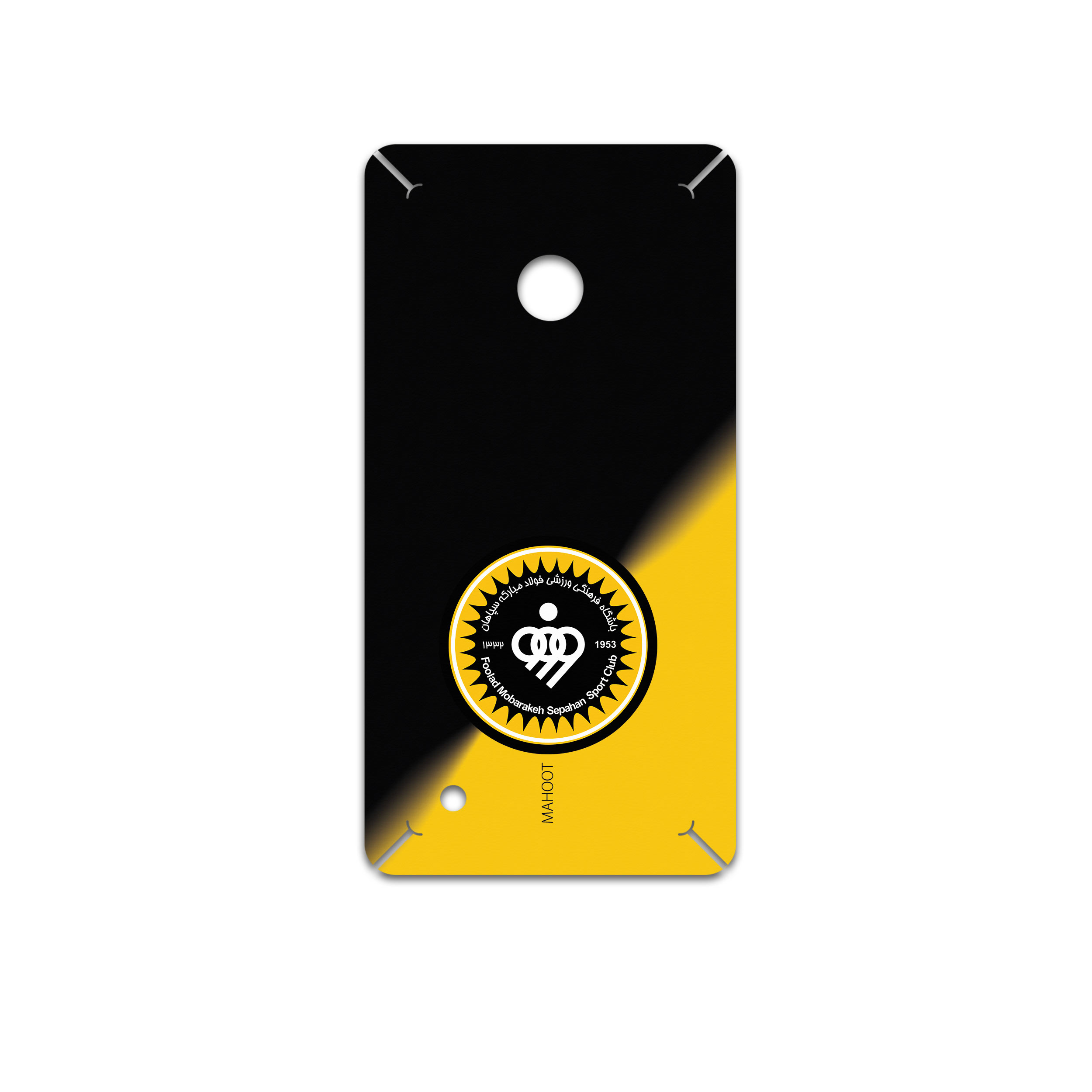 برچسب پوششی ماهوت مدل Sepahan-FC مناسب برای گوشی موبایل نوکیا Lumia 530