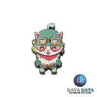 فلش مموری فانتزی  دایا  دیتا  طرح  گربه موتورسوار مدلPF1079-7 ظرفیت128GB -USB2