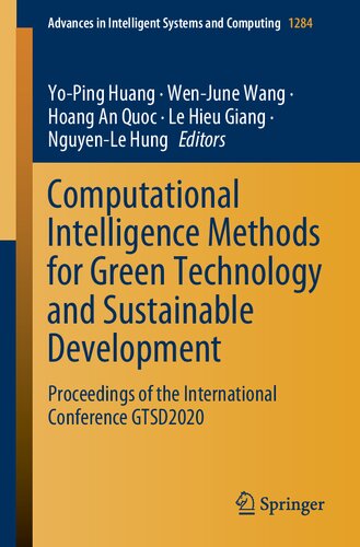 خرید و دانلود نسخه کامل کتاب Computational Intelligence Methods for Green Technology and Sustainable Development: Proceedings of the International Conference GTSD2020