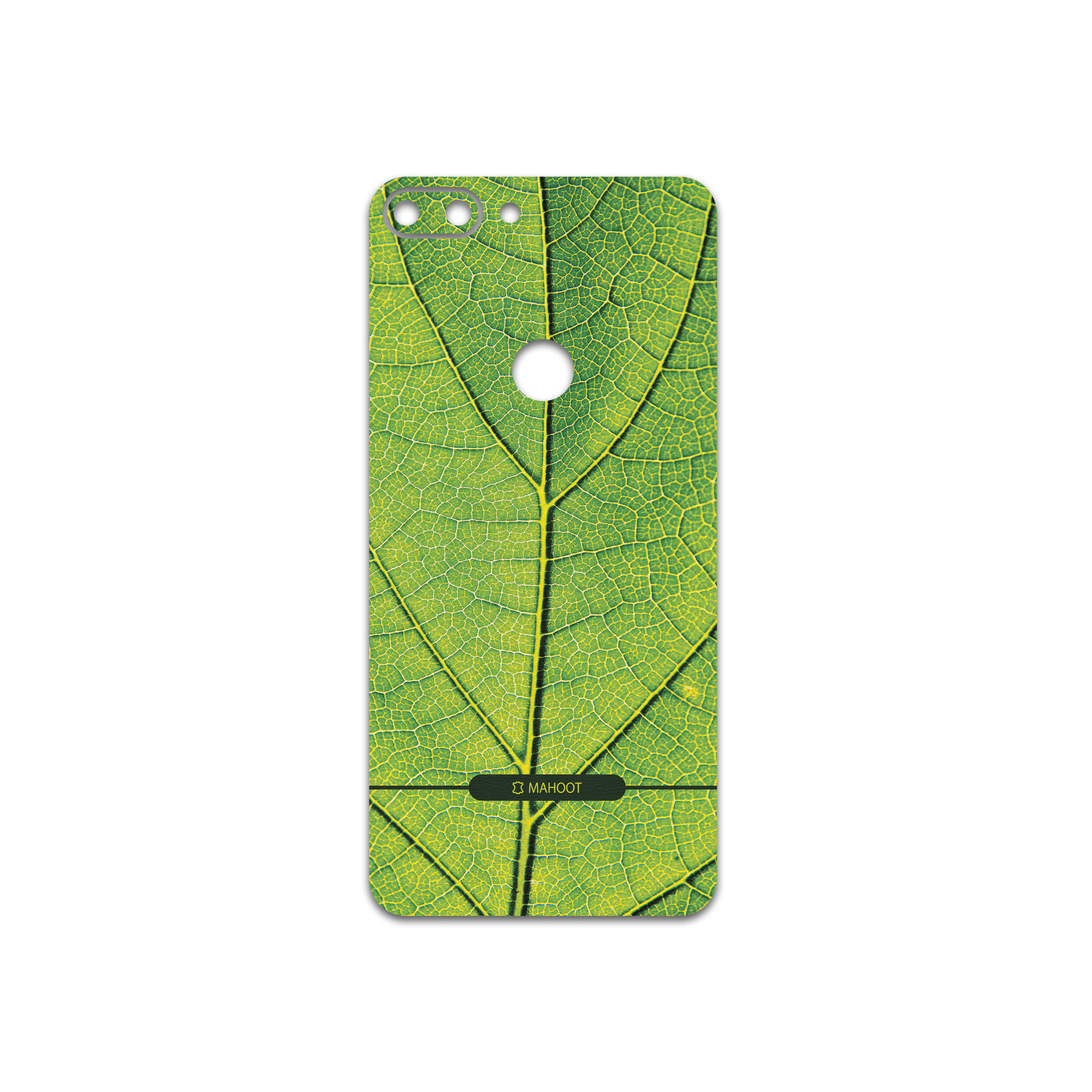 برچسب پوششی ماهوت مدل Leaf-Texture مناسب برای گوشی موبایل جی پلاس T10