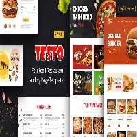 دانلود قالب HTML رستوران و کافی شاپ Testo