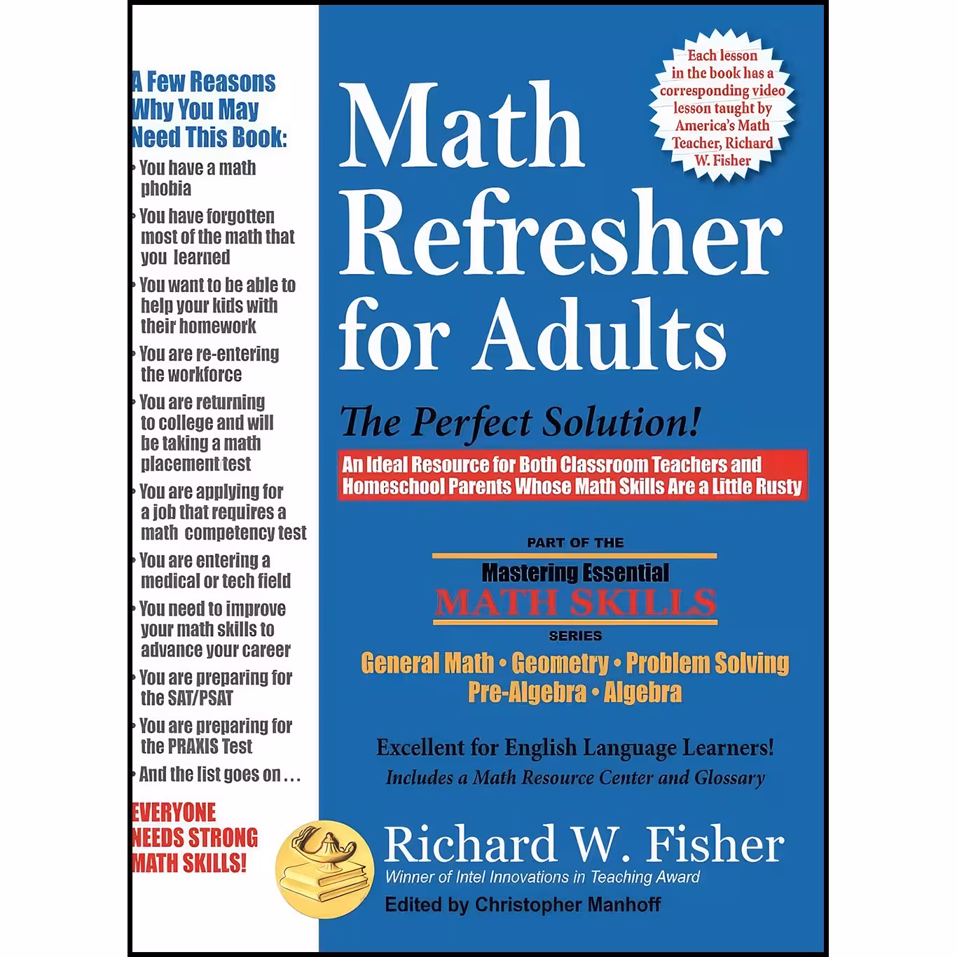 کتاب زبان اصلی Math Refresher for Adults اثر Richard W Fisher