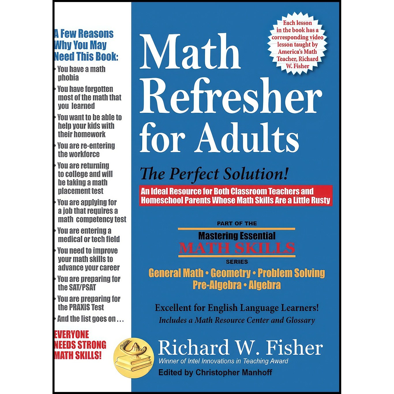 کتاب زبان اصلی Math Refresher for Adults اثر Richard W Fisher