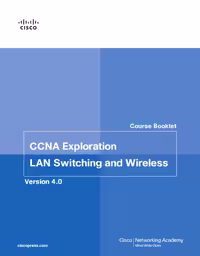 خرید و دانلود نسخه کامل کتاب CCNA Exploration Course Booklet: LAN Switching and Wireless, Version 4.0