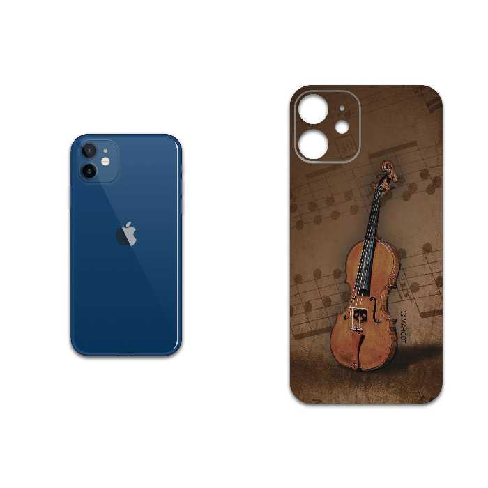 برچسب پوششی ماهوت مدل Violin-Instrument مناسب برای گوشی موبایل اپل iPhone 12 mini