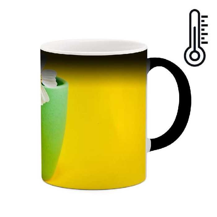 ماگ حرارتی طرح گل مدل mgh12073