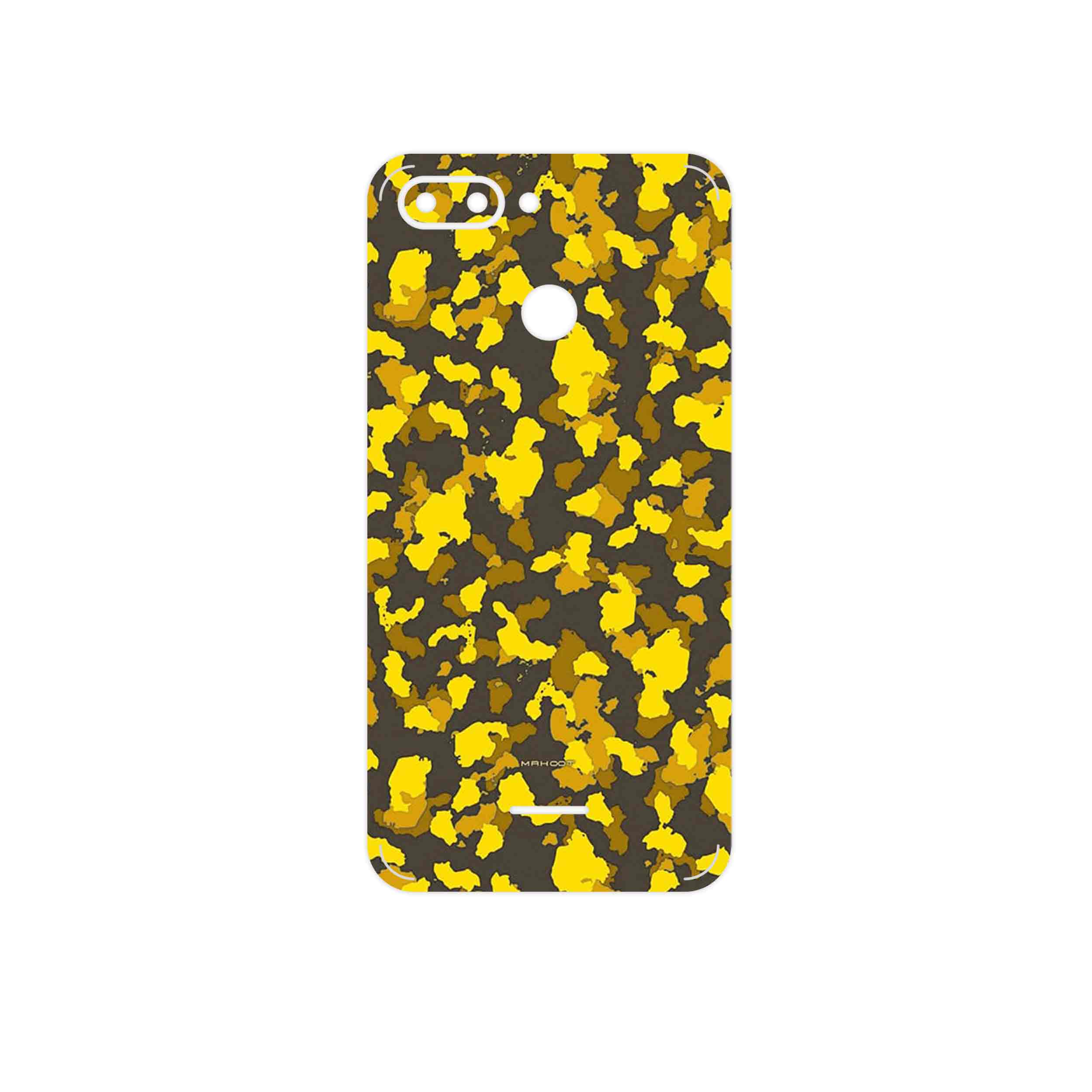 برچسب پوششی ماهوت مدل Yellow Infantry Army مناسب برای گوشی موبایل شیائومی Redmi 6