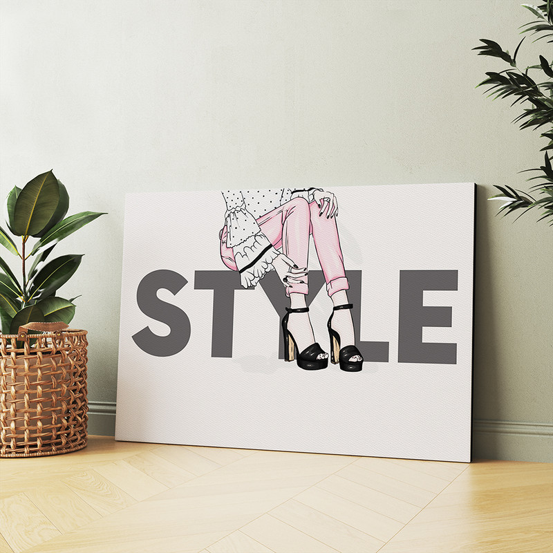 تابلو شاسی مدل استایل فشن کد T320617 | دنیای قاب