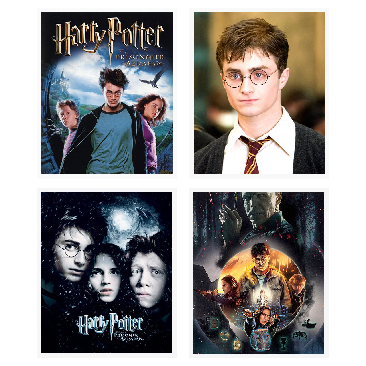  آویز تزیینی طرح هری پاتر مدل H2 مجموعه 4 عددی