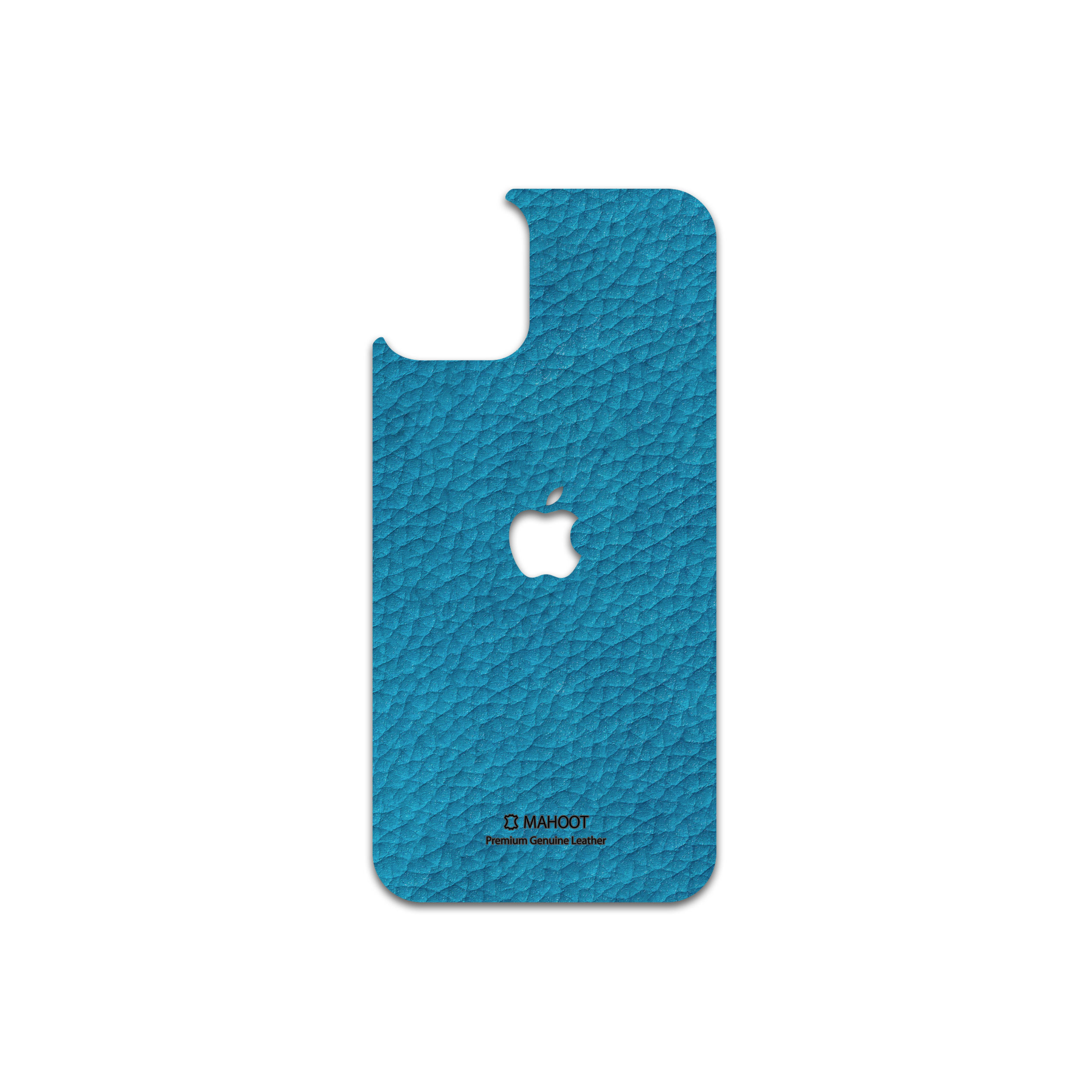 برچسب پوششی ماهوت مدل Blue-Leather مناسب برای گوشی موبایل اپل iPhone 12 mini